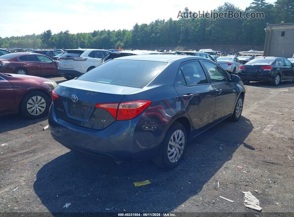 2T1BURHE1HC896229 2017 TOYOTA COROLLA Gray Trasero derecho