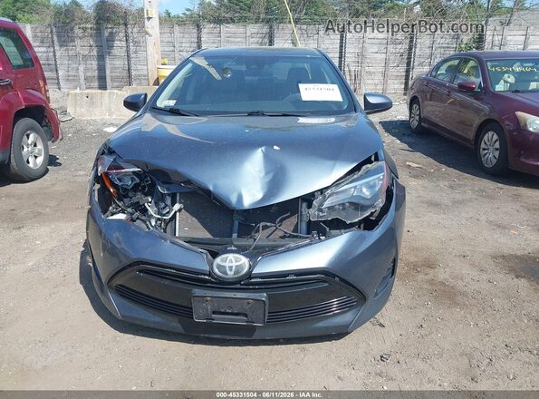 2T1BURHE1HC896229 2017 TOYOTA COROLLA Gray Vista del cuadro de instrumentos
