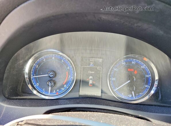 2T1BURHE1HC902742 2017 TOYOTA COROLLA Blue Սարքավորումների վահանակի տեսք