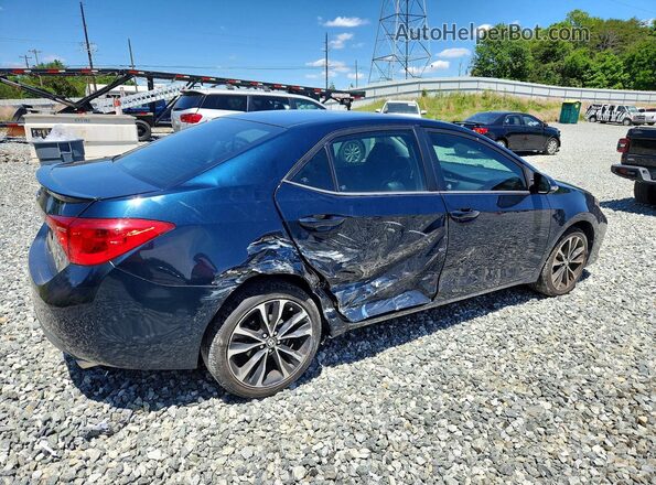 2T1BURHE1HC902742 2017 TOYOTA COROLLA Blue Հետևի աջ