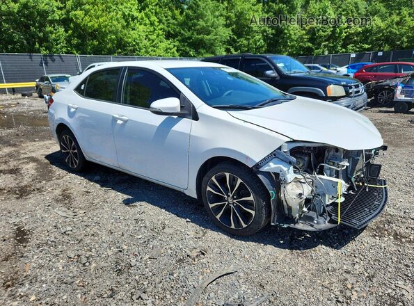 2T1BURHE1JC014529 2018 TOYOTA COROLLA Белый Передняя правая четверть
