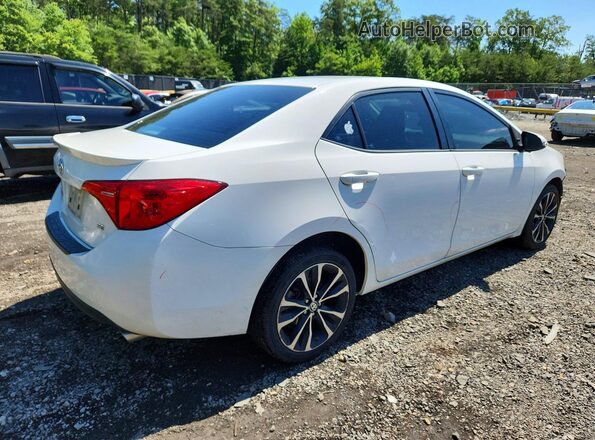 2T1BURHE1JC014529 2018 TOYOTA COROLLA Белый Задняя правая четверть