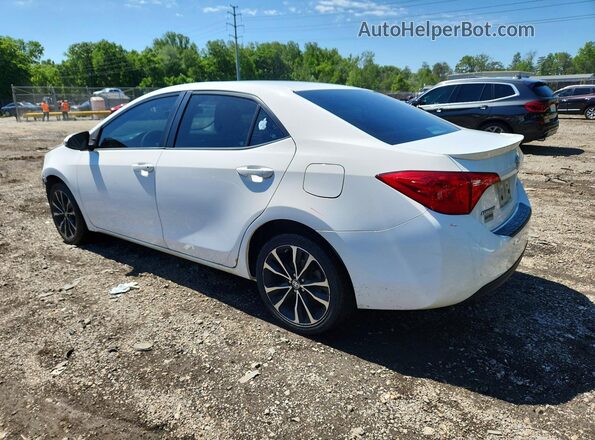 2T1BURHE1JC014529 2018 TOYOTA COROLLA Белый Задняя левая четверть