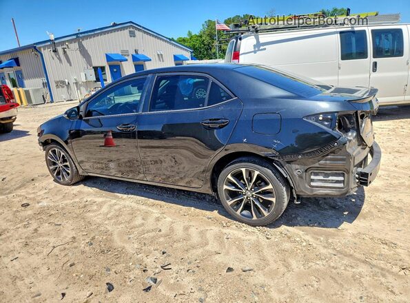 2T1BURHE1JC017298 2018 TOYOTA COROLLA Black Задня ліва чверть
