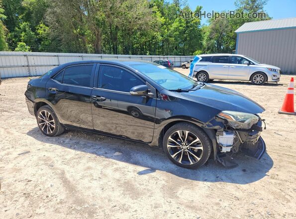 2T1BURHE1JC017298 2018 TOYOTA COROLLA Black Передня права чверть