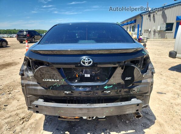 2T1BURHE1JC017298 2018 TOYOTA COROLLA Black Вид ззаду