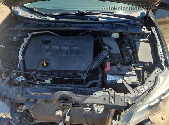 2T1BURHE1JC017298 2018 TOYOTA COROLLA Black Вид задньої частини салону