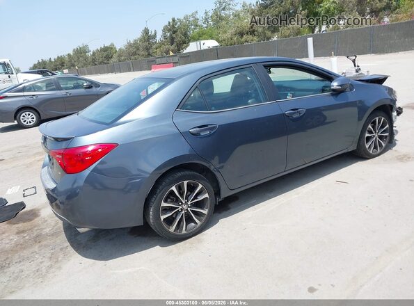 2T1BURHE1JC037762 2018 TOYOTA COROLLA Blue Հետևի աջ