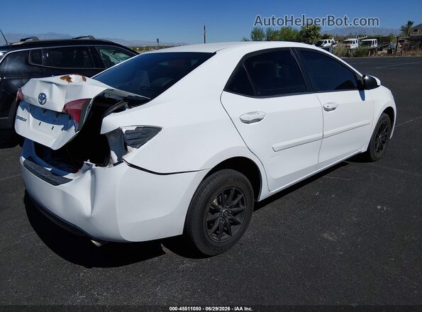 2T1BURHE1JC044565 2018 TOYOTA COROLLA Белый Задняя правая четверть