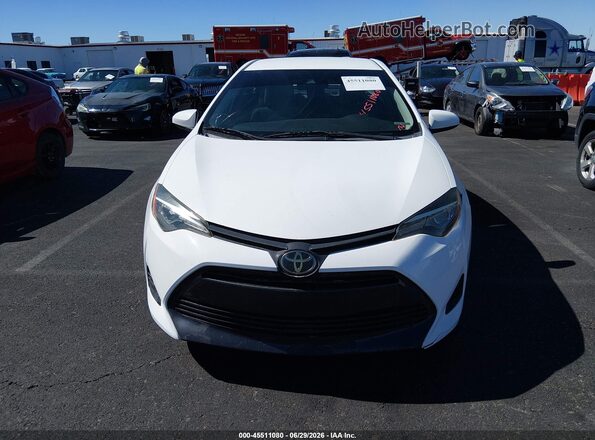 2T1BURHE1JC044565 2018 TOYOTA COROLLA Белый Вид щитка приборов