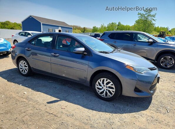 2T1BURHE1JC077646 2018 TOYOTA COROLLA Blue Front right