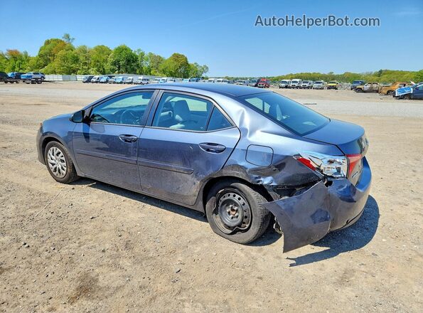 2T1BURHE1JC077646 2018 TOYOTA COROLLA Blue Rear left