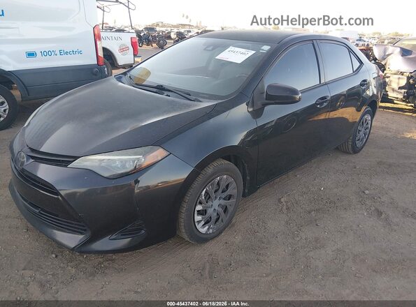 2T1BURHE1JC081146 2018 TOYOTA COROLLA Black Передня ліва чверть