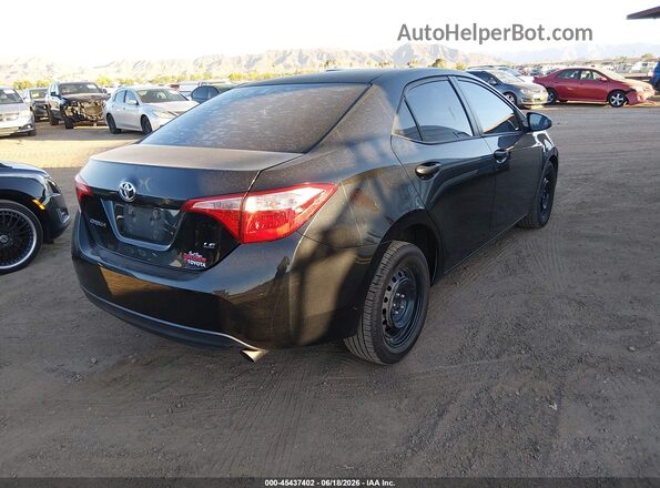 2T1BURHE1JC081146 2018 TOYOTA COROLLA Black Задня права чверть