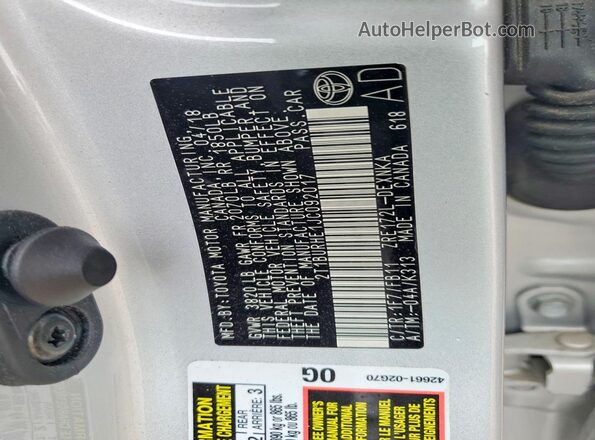 2T1BURHE1JC092017 2018 TOYOTA COROLLA Silver 