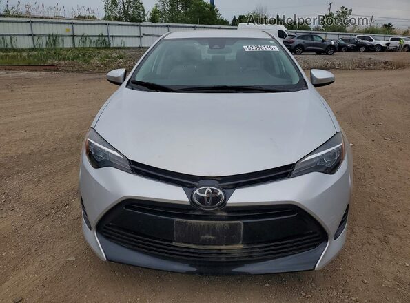 2T1BURHE1JC092017 2018 TOYOTA COROLLA Silver 