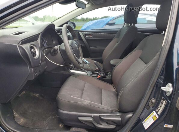 2T1BURHE1JC096875 2018 TOYOTA COROLLA Teal წინა სალონის ხედი