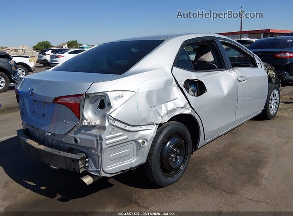 2T1BURHE1JC117868 2018 TOYOTA COROLLA Silver 