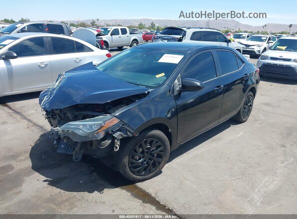 2T1BURHE1JC985062 2018 TOYOTA COROLLA Black Vista tres cuartos delantera izquierda