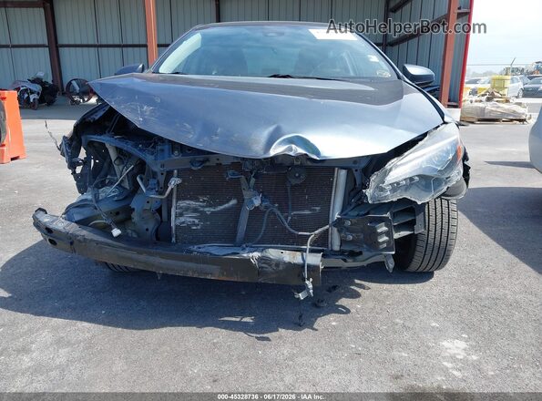 2T1BURHE1JC989211 2018 TOYOTA COROLLA Gray Front view