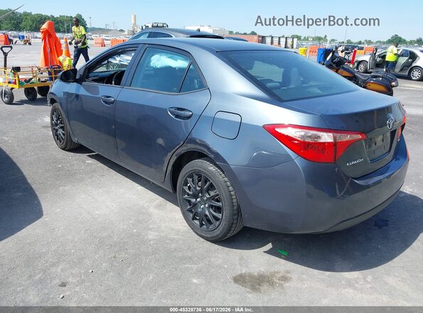 2T1BURHE1JC989211 2018 TOYOTA COROLLA Gray Rear left