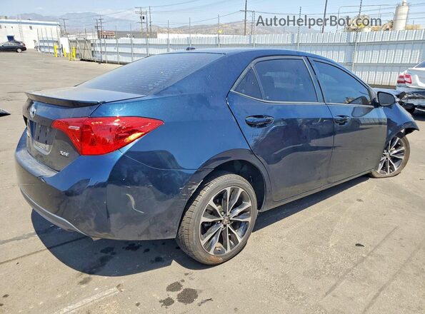 2T1BURHE1KC128824 2019 TOYOTA COROLLA Blue Trasero derecho