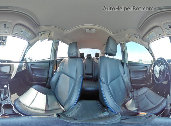 2T1BURHE1KC128824 2019 TOYOTA COROLLA Blue Vista interior de 360 grados