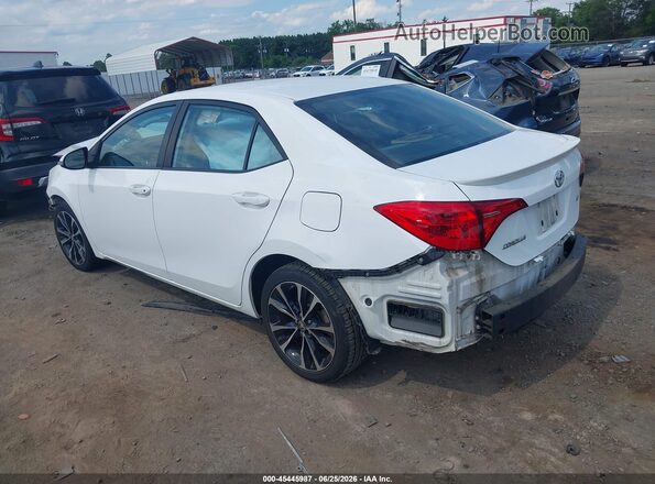 2T1BURHE1KC136549 2019 TOYOTA COROLLA White Trasero izquierdo