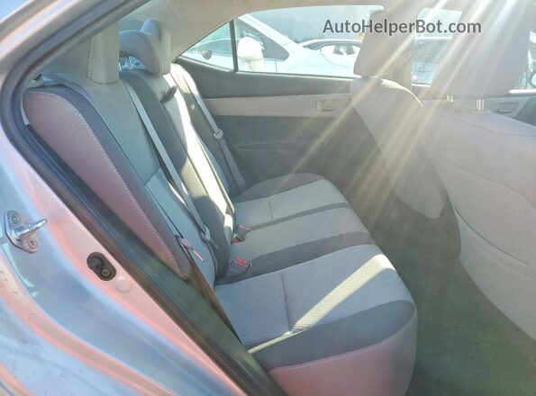 2T1BURHE1KC161578 2019 TOYOTA COROLLA Silver Вид задніх сидінь