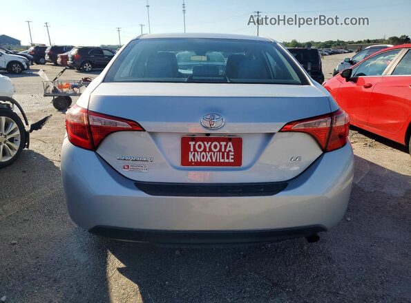 2T1BURHE1KC161578 2019 TOYOTA COROLLA Silver Вид ззаду