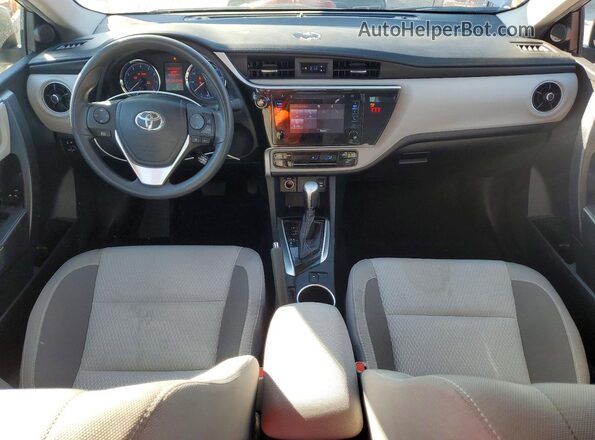 2T1BURHE1KC161578 2019 TOYOTA COROLLA Silver Вид панелі приладів