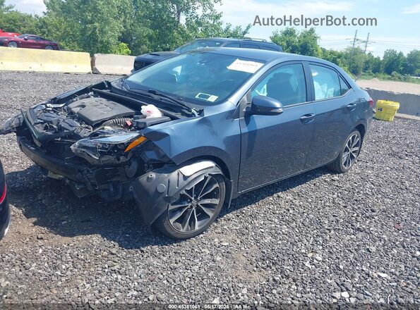 2T1BURHE1KC163752 2019 TOYOTA COROLLA Gray Przód lewy