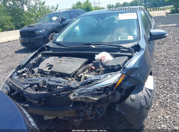 2T1BURHE1KC163752 2019 TOYOTA COROLLA Gray Widok zestawu wskaźników