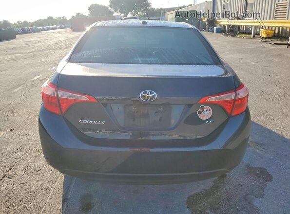 2T1BURHE1KC186285 2019 TOYOTA COROLLA Blue Հետևի տեսք