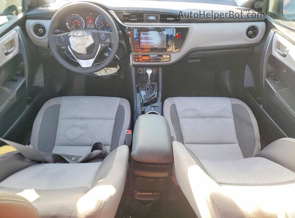 2T1BURHE1KC186285 2019 TOYOTA COROLLA Blue Առջևի վահանակի տեսք