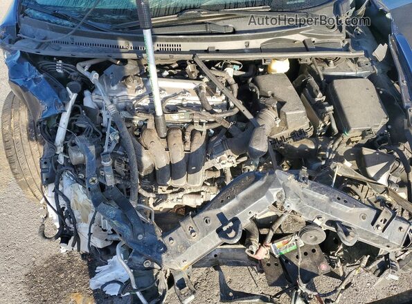 2T1BURHE1KC186285 2019 TOYOTA COROLLA Blue Սալոնի հետևի տեսք