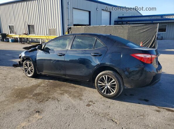 2T1BURHE1KC186285 2019 TOYOTA COROLLA Blue Հետևի ձախ