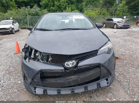 2T1BURHE1KC186884 2019 TOYOTA COROLLA Gray 