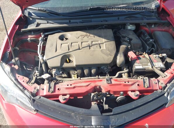 2T1BURHE1KC194287 2019 TOYOTA COROLLA Красный Вид сзади
