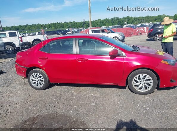 2T1BURHE1KC194287 2019 TOYOTA COROLLA Красный Вид задней части салона