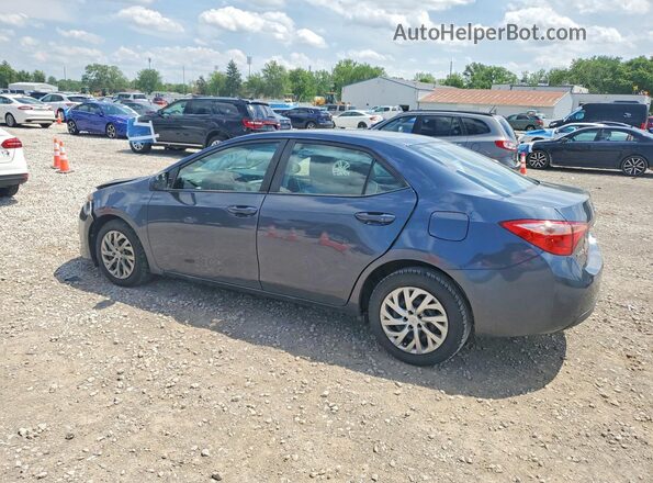 2T1BURHE1KC202615 2019 TOYOTA COROLLA Blue Rear left