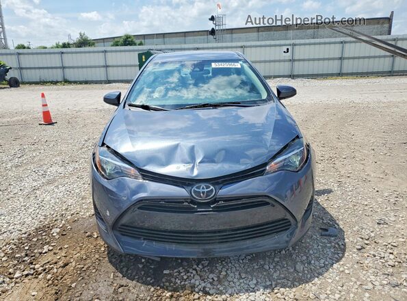 2T1BURHE1KC202615 2019 TOYOTA COROLLA Blue Front view