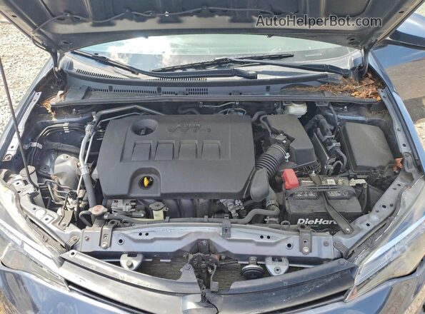 2T1BURHE1KC202615 2019 TOYOTA COROLLA Blue Rear interior view