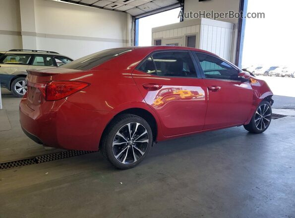 2T1BURHE1KC230222 2019 TOYOTA COROLLA Red Հետևի աջ