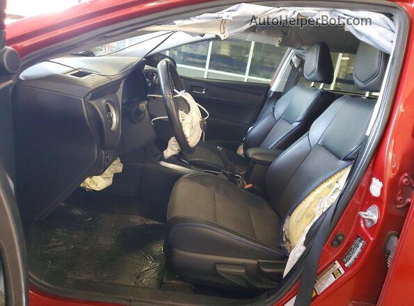 2T1BURHE1KC230222 2019 TOYOTA COROLLA Red Սալոնի դիմացի տեսք