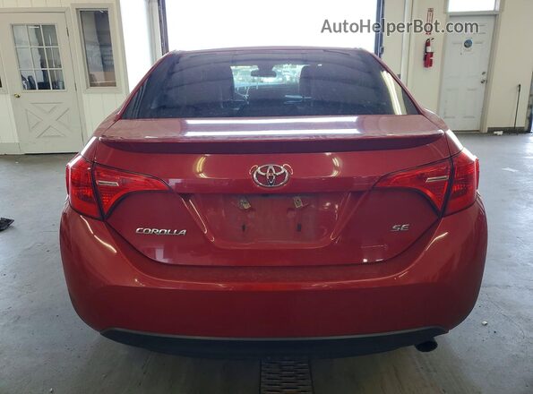 2T1BURHE1KC230222 2019 TOYOTA COROLLA Red Հետևի տեսք