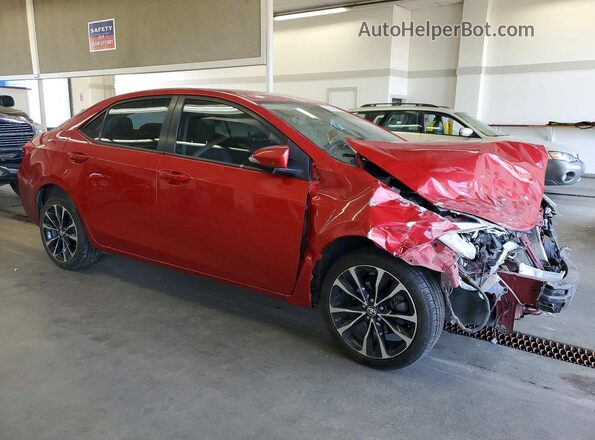 2T1BURHE1KC230222 2019 TOYOTA COROLLA Red Առջևի աջ