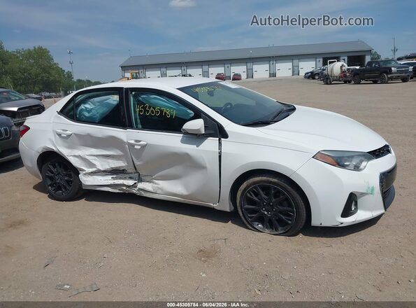 2T1BURHE2GC511386 2016 TOYOTA COROLLA White Вид спереду