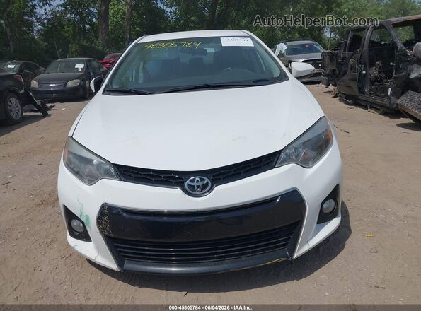 2T1BURHE2GC511386 2016 TOYOTA COROLLA White Вид щитка приладів