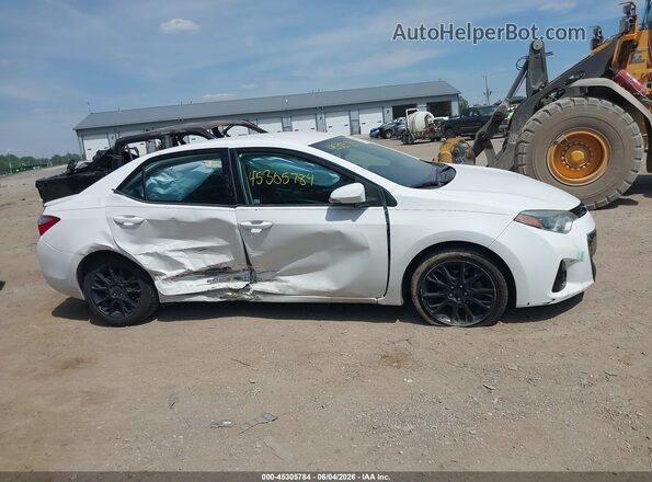 2T1BURHE2GC511386 2016 TOYOTA COROLLA White Вид задньої частини салону